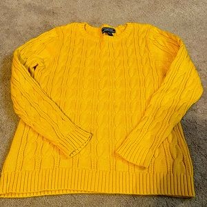 Women's Drifter Cable Crew Neck Sweater Size Medium